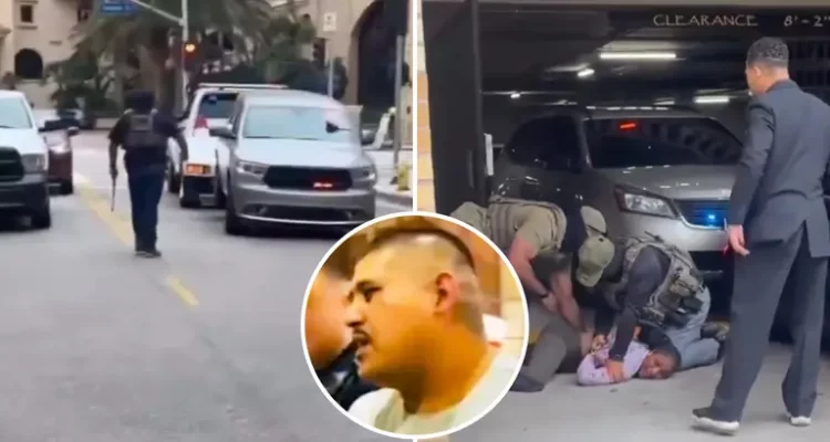 Hispano declarado no culpable por remolcar auto de ICE durante redada en Los Ángeles 1 ICE