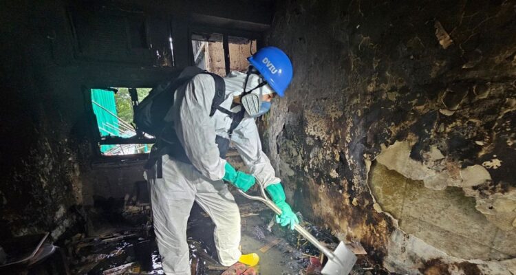 Trece detenidos y 151 muertos tras el incendio de Hong Kong 1 Incendio