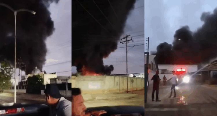 Un nuevo incendio en la Zona Industrial de San Francisco genera preocupación. Sospechoso, dos en una semana y el tercero en tres meses 1 Incendio