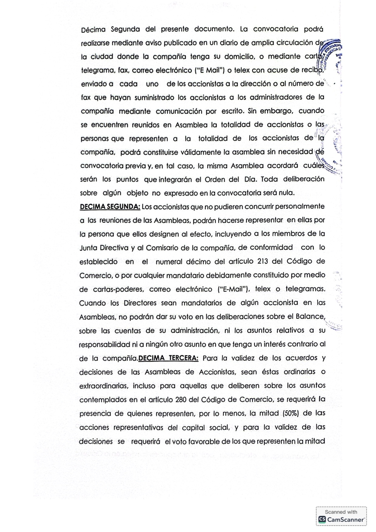 Acta Constitutiva de la empresa Alondra Distribuciones C.A. 6 Alondra 6