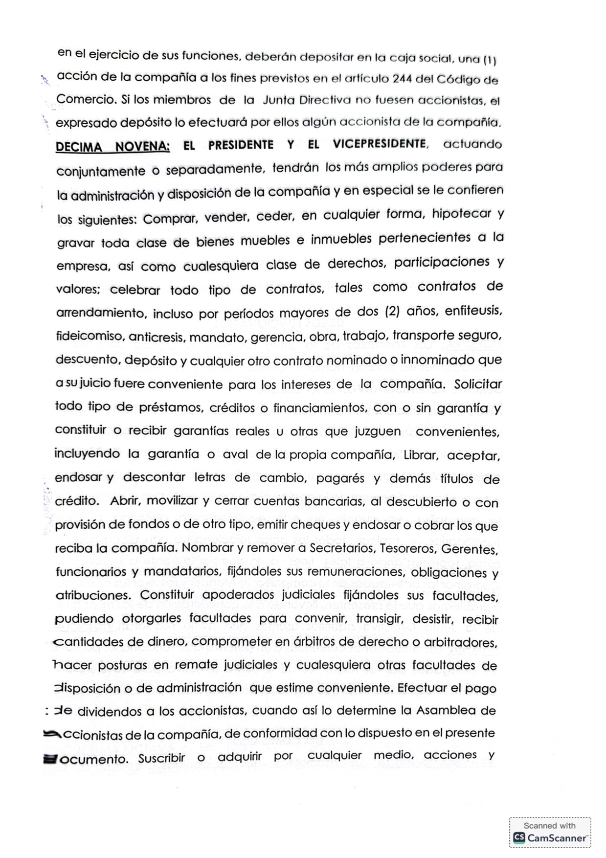 Acta Constitutiva de la empresa Alondra Distribuciones C.A. 9 Alondra 9