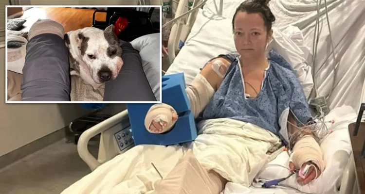 Mujer de Tennessee perdió una pierna tras brutal ataque de su pitbull dentro de su casa 1 Ataque de pitbull