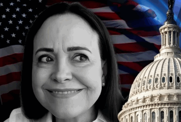 ¡Qué rol más triste! María Machado ofreció compartir con Trump el Premio Nobel de la Paz 1 Captura de pantalla 2026 01 06 a las 10.28.12
