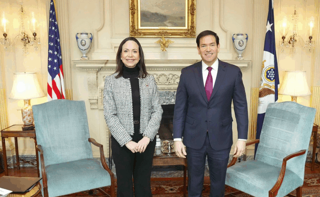 Marco Rubio atendió a María Machado y esta mantiene su discurso de «horas y días decisivos» 1 María Machado