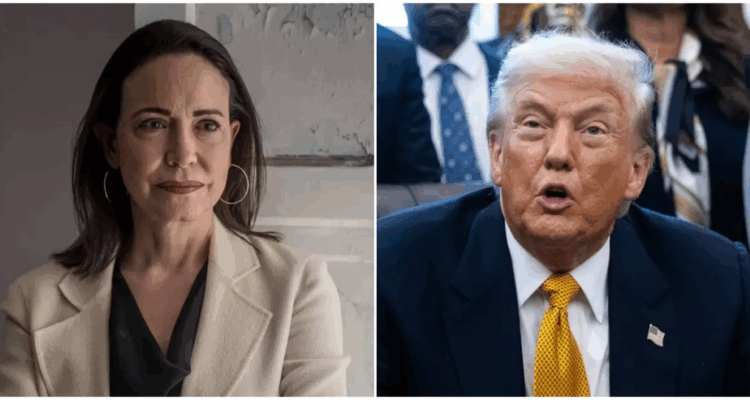 NYT: Trump aconsejó a María Machado que no vuelva a Venezuela por ahora 1 Machado