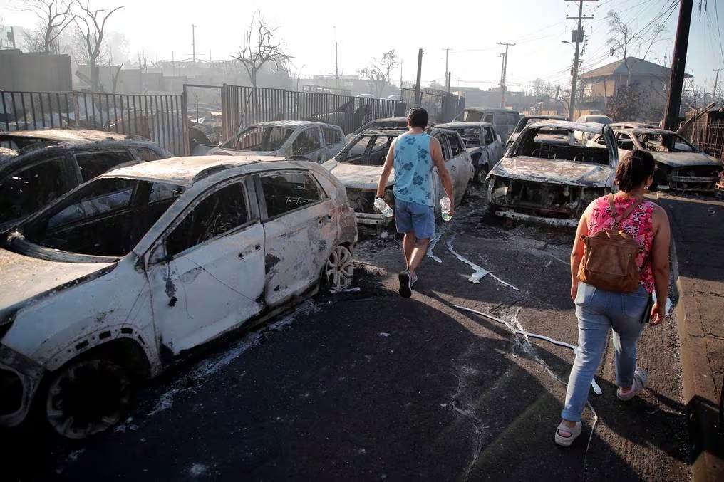 Chile incendio