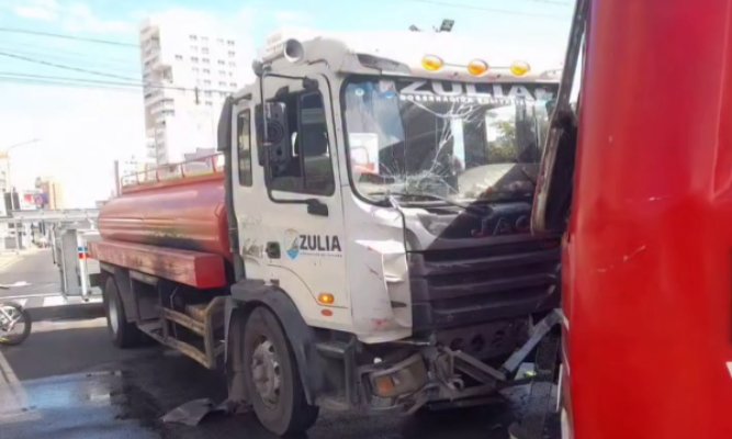 Choque entre cisterna y bus dejó 25 heridos en Maracaibo 3 Choque Zulia Bella Vista Hoy