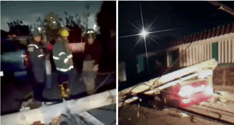 Vientos huracanados dejaron tres heridos en Maracaibo 1 DANOS POR EL VIENTO