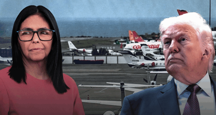 Tras nueva conversación telefónica entre Trump y Delcy acordaron reabrir el espacio aéreo venezolano 1 Trump