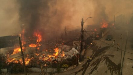Incendio Chile
