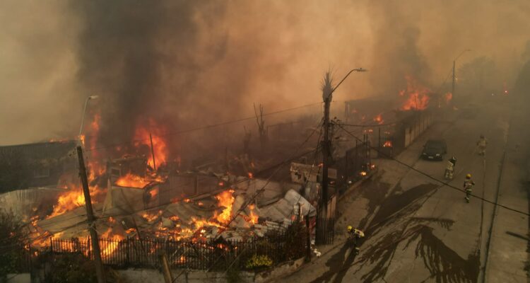 Incendio Chile