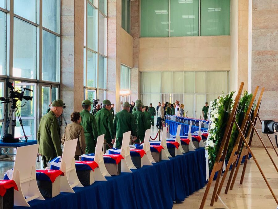 Los restos de los 32 cubanos volvieron a la isla en cenizas. Cubavision Internacional