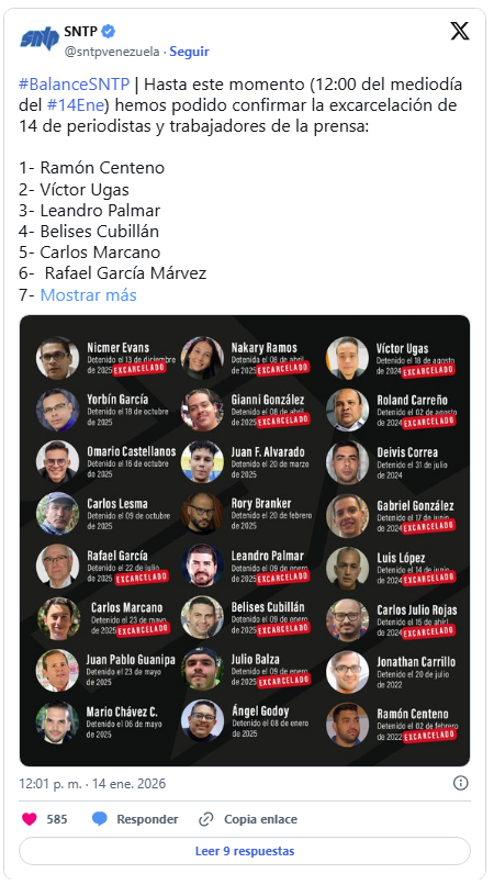 Periodistas liberados 1