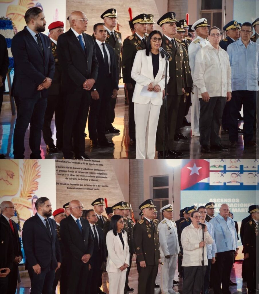 Delcy Rodríguez rindió homenaje a héroes y mártires caídos en defensa de la soberanía (+Fotos) 7 Screenshot 20260109 114754