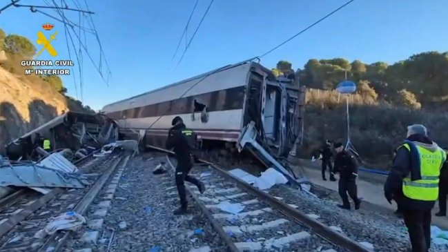 Tren accidente