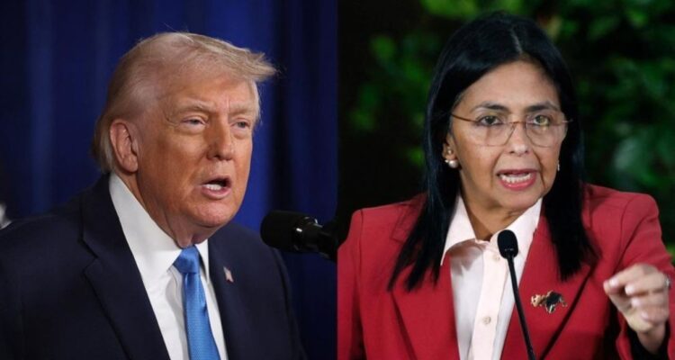 Trump dispuesto a reunirse con Delcy Rodríguez 1 Trump- Delcy