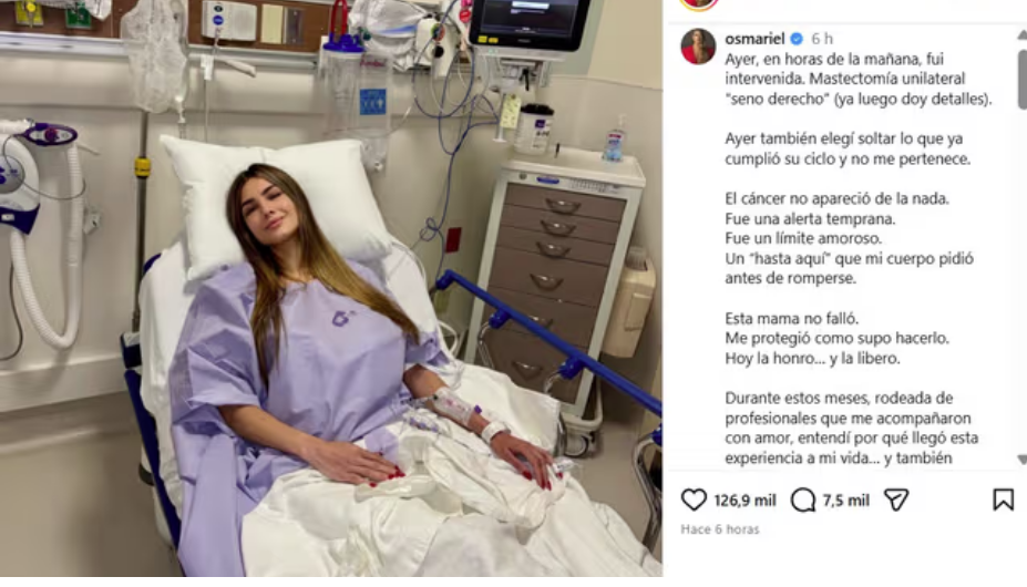 Osmariel Villalobos fue operada de emergencia tras una complicación en su recuperación 2 Villalobos