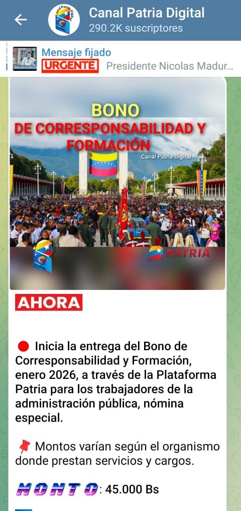 Pagan Bono de Corresponsabilidad y Formación de enero a trabajadores de la administración pública 2 WhatsApp Image 2026 01 07 at 6.05.36 PM e1767826336509