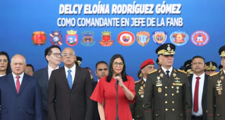 FANB y Organismos de Seguridad Ciudadana juraron lealtad ante la presidenta encargada Delcy Rodríguez como Comandante en Jefe 1 FANB