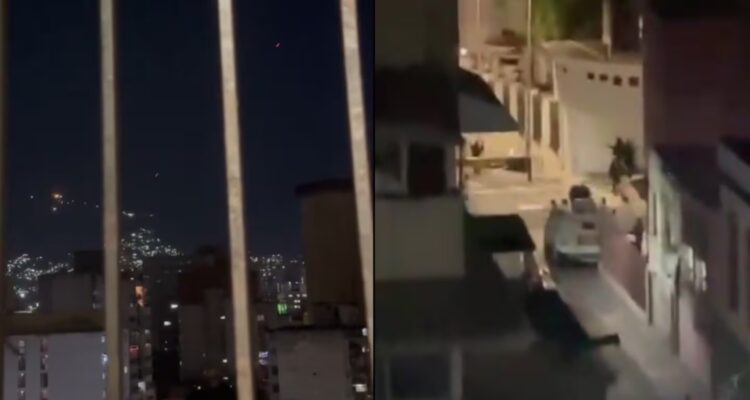 ¡Cinco de enero en la noche! Disparos cerca del Palacio de Miraflores en Caracas (+Videos) (+ versión oficial) 1 Disparos en Caracas