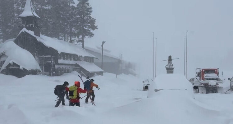 Recuperaron los cuerpos de los nueve esquiadores muertos en la avalancha en EE. UU. 1 Esquiadores