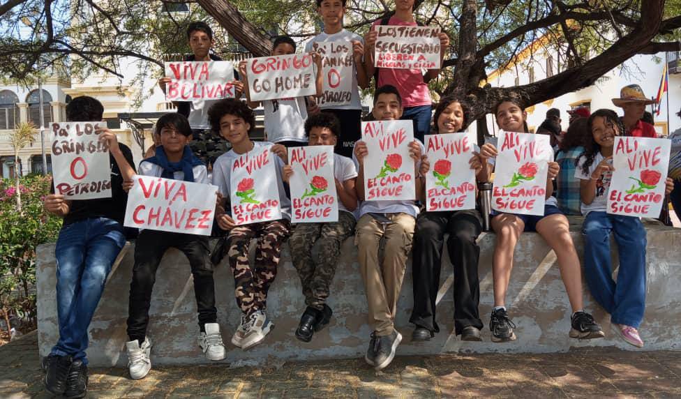 Capirugente y Semilleros de Alí Primera defienden la soberanía a través de su canto 3 PHOTO 2026 02 16 17 28 26