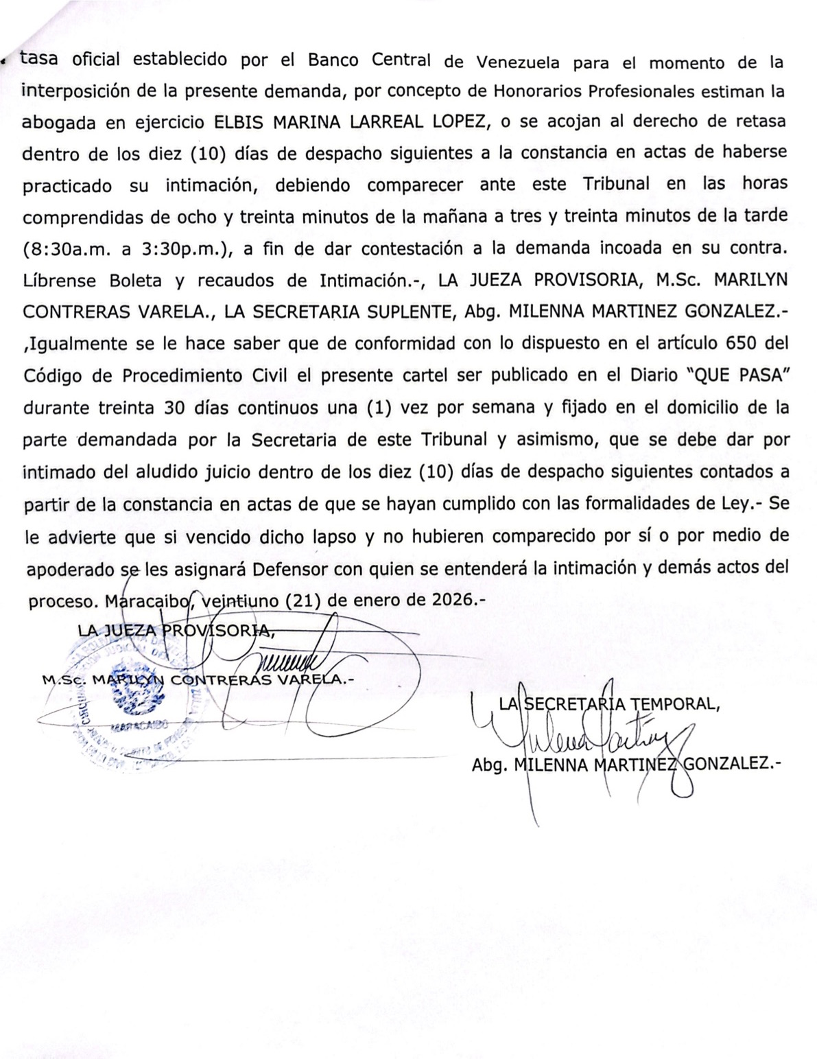 cartel intimacion elbis 2
