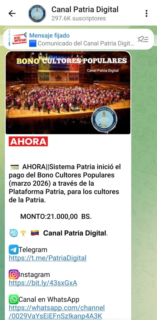 BonoCultoresPopularesMarzo2026