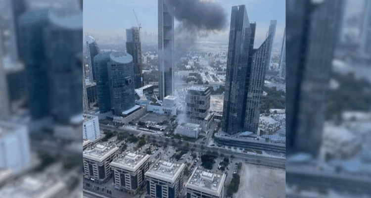 Ataque iraní en Dubái: Explosiones sacudieron el Centro Financiero Internacional 1 Dubai