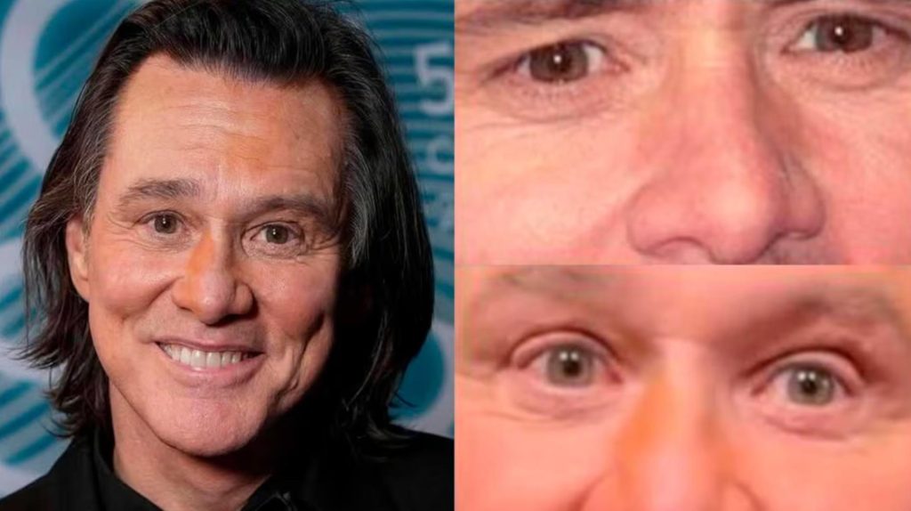 El rostro de Jim Carrey está en el centro de un extraño debate 2 Jim Carrey cambio