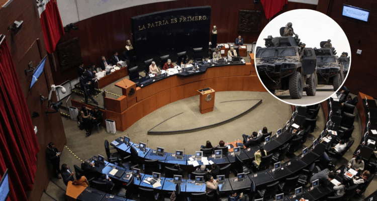 Senado mexicano aprobó entrada de 35 militares de EE. UU. para capacitación del Mundial 1 Senado