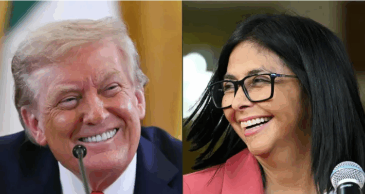Trump volvió a elogiar a Delcy Rodríguez y quiere que «alguien así» gobierne en Irán 1 Trump