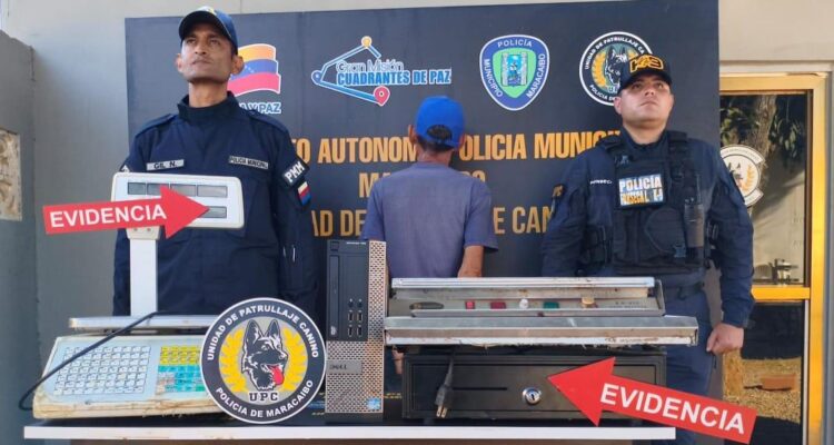 Polimaracaibo aprehende a ciudadano por hurto en local comercial 1 Poli