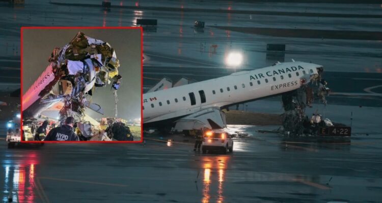 ¿Qué pasó con el avión de Air Canada y cómo se estrelló en el aeropuerto LaGuardia con un camión? 1 accidente de air canada
