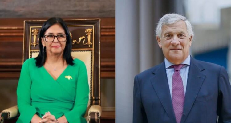 Italia apoya liderazgo de la presidenta (e) Rodríguez y las reformas políticas que impulsa en el país 1 Italia