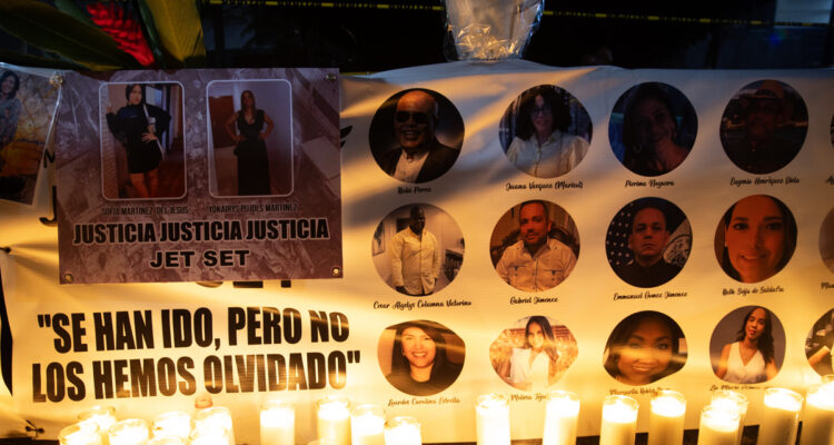 Santo Domingo conmemora con una vigilia el primer aniversario de la tragedia en la discoteca Jet Set 1 Vigilia Jet Set