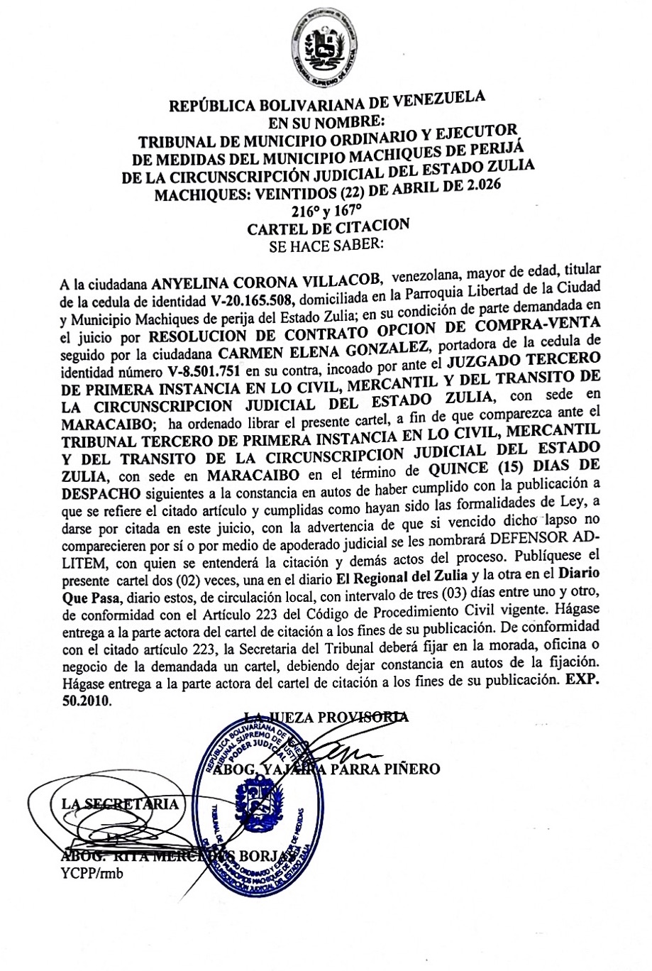 Corona Villacob