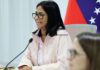 La presidenta Rodríguez regresó a Venezuela y vuelve «con proyectos para la prosperidad del país» 5 Rodríguez