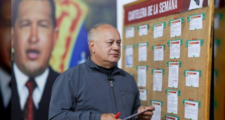Ministro Cabello afirmó que el nuevo encargado de negocios de EE. UU. en Caracas es «más pragmático» que Laura Dogu 1 Cabello