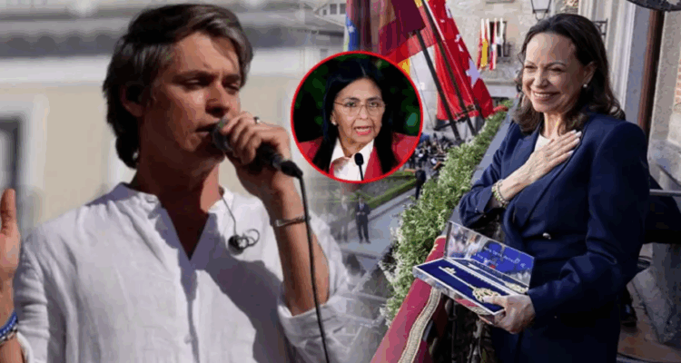 Embajada de Venezuela en España denunció discurso de odio y violencia de género en la tarima de María Machado (+Video) 1 Embajada