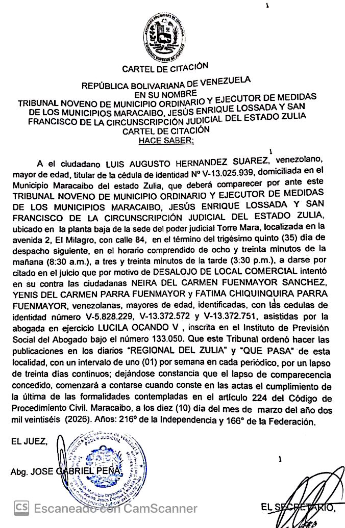 Luis Augusto hernandez Suarez