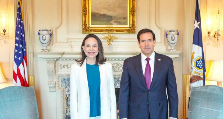 María Machado volvió a reunirse con marco Rubio pero los gobiernos de Trump y Delcy afianzan el vínculo 1 Machado