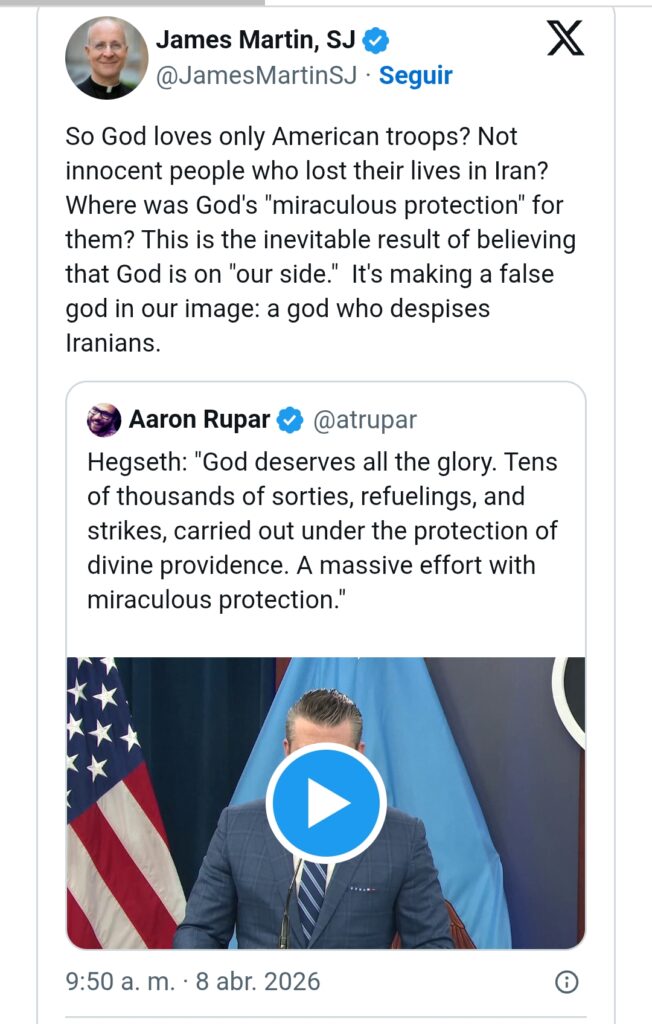Críticas del Papa a Trump desatan polémica y Casa Blanca lanzó «advertencias» al Vaticano 3 Screenshot 20260409 144236