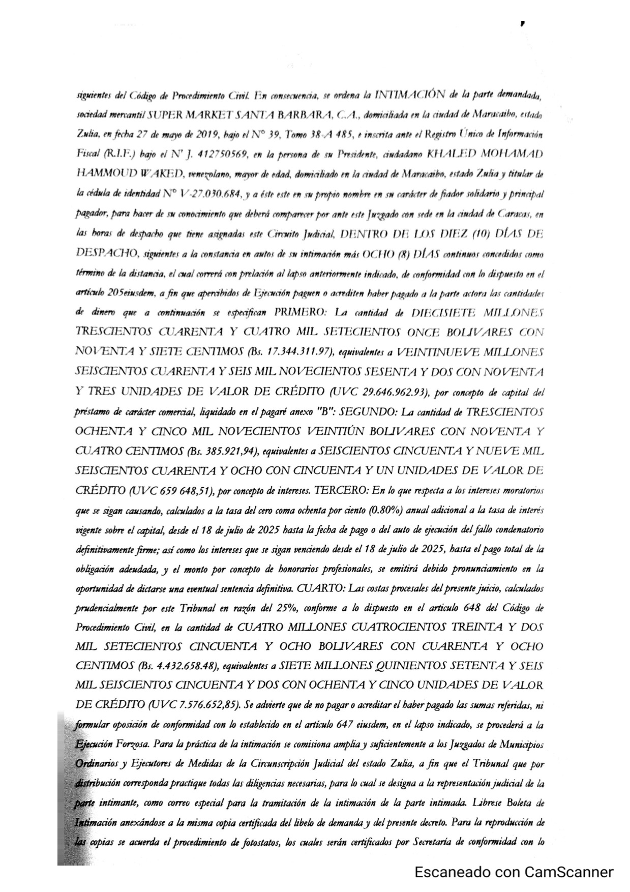 cartel de intimacion 2