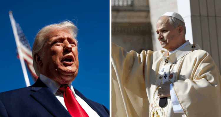 Trump arremetió contra el papa León XIV por ser «débil contra el crimen» y el Papa le responde 1 Trump papa