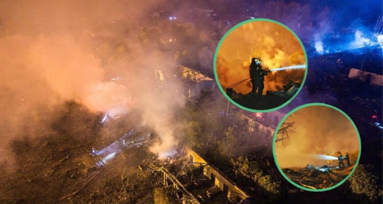 Una explosión en una fábrica de fuegos artificiales en China dejó 26 muertos 1 China