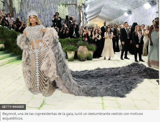 Met Gala 2026: así desfilaron las celebridades en la extravagante cita de la moda en Nueva York 6 Beyonce