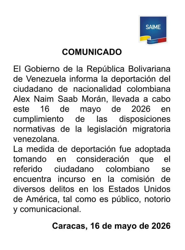 Alex Saab llegó deportado a EE. UU y con los ganchos puestos 4 Captura de pantalla 2026 05 17 a las 11.24.22
