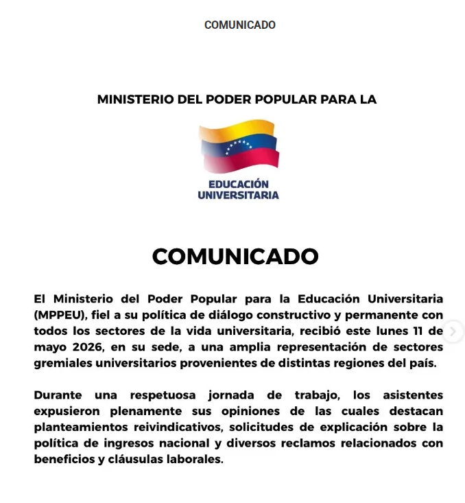 El ministerio para las Universidades no entiende el llamado a paro después de iniciado el diálogo 2 Educacion1