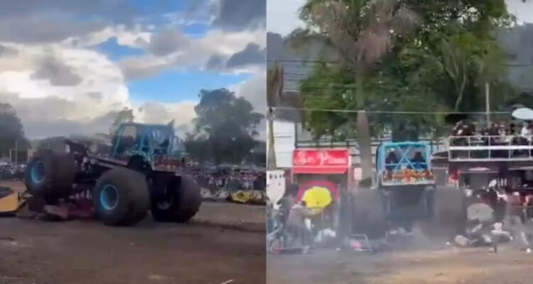Tres muertos y 37 heridos durante exhibición «monster trucks» en Colombia (+Video) 1 moster trucks